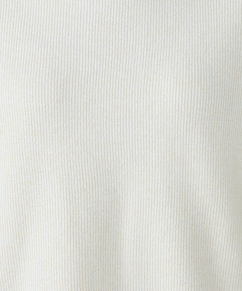 COMME CA ISM(コムサイズム)の「ラメパフスリーブ ニット /セットアップ対応(ニット/セーター・レディース・ホワイト/グレー・LARGE/MEDIUM)」の4枚目の写真