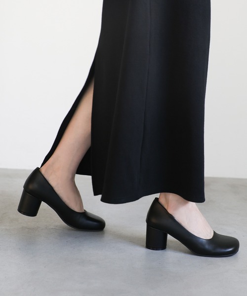 select MOCA（セレクトモカ）の「ラウンドトゥヒールパンプス（パンプス・レディース・ベージュ/ブラック・SMALL/MEDIUM/LARGE）」の18枚目の写真