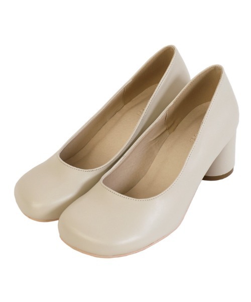 select MOCA（セレクトモカ）の「ラウンドトゥヒールパンプス（パンプス・レディース・ベージュ/ブラック・SMALL/MEDIUM/LARGE）」の21枚目の写真