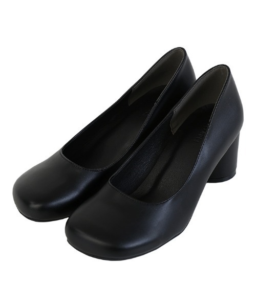 select MOCA（セレクトモカ）の「ラウンドトゥヒールパンプス（パンプス・レディース・ベージュ/ブラック・SMALL/MEDIUM/LARGE）」の22枚目の写真