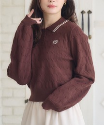 ems excite | ケーブルポロNTPO(ニット/セーター)