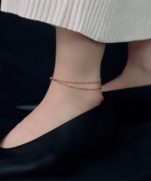 novice（ノーヴィス）の「【novice】Double Glitter Chain Anklet［Stainless］（アンクレット）」