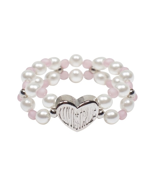 [韓国人気ジュエリー] nff Heart Motif White MUSINSA公式 | NFF heart term ring-white