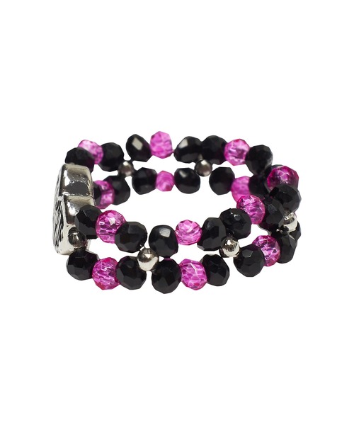 [韓国人気ジュエリー] nff gem string ring set-heart black 엔프프 젬 스트링 반지 세트 블랙 | Nff | KREAM