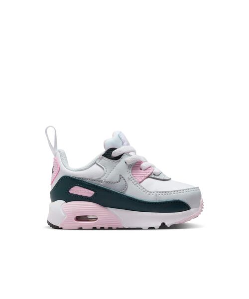 NIKE（ナイキ）の「ナイキ エア マックス 90 イージーオン ベビーシューズ / Nike Air Max 90 EasyOn Baby/Toddler Shoes HF6359-104 White（スニーカー・キッズ・ホワイト・13/9/10/11/12）」の4枚目の写真