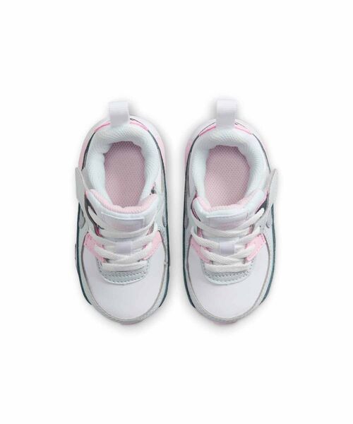 NIKE（ナイキ）の「ナイキ エア マックス 90 イージーオン ベビーシューズ / Nike Air Max 90 EasyOn Baby/Toddler Shoes HF6359-104 White（スニーカー・キッズ・ホワイト・13/9/10/11/12）」の2枚目の写真