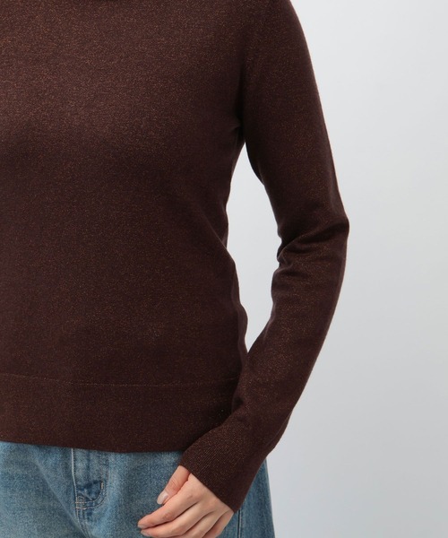 アルベロベロ　ウール100%ブラウンニット長袖セーター セール】フレンチウールプルオーバー（ニット/セーター）｜A part by