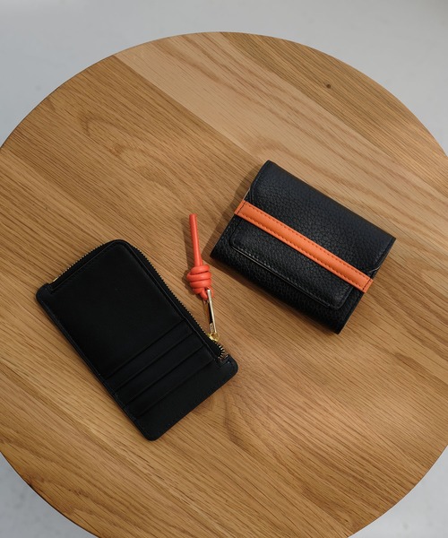 ZAKKA-BOX（ザッカボックス）の「リアルレザーノットストラップフラグメントケース（カードケース・レディース・ピンク/キャメル/ライトグレー/ブラック・FREE）」の22枚目の写真