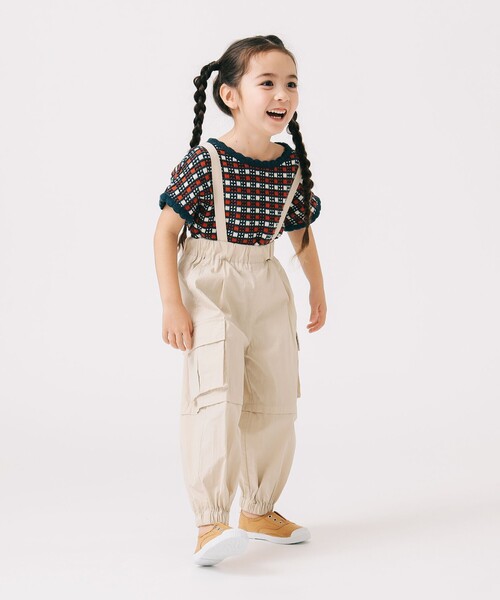 B:MING by BEAMS（ビーミングバイビームス）の「チェック ニット プルオーバー 2025SS（90～140cm）（ニット/セーター・キッズ・ネイビー/レッド・L(130-140)/M(110-120)/S(90-100)）」の11枚目の写真