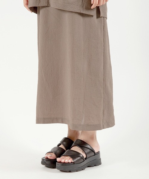 ALL BLACK（オールブラック）の「【本革/厚底/5cm】ツイストサンダル（サンダル・レディース・パープル/イエロー/ブラック・38/37/36/35/39/40）」の4枚目の写真