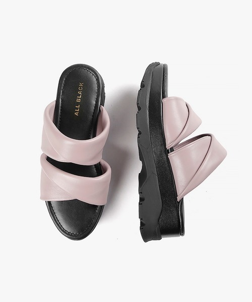 厚底 ツイストサンダル ALL BLACK│Jeffrey Campbell OFFICIAL