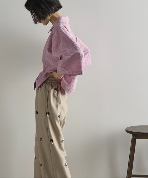 ティーズ ページ 9 パターンルーズニット 花柄 ボーダー（ニット/セーター