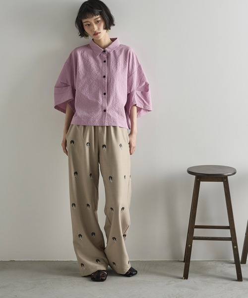 ティーズ ページ 9 パターンルーズニット 花柄 ボーダー（ニット/セーター