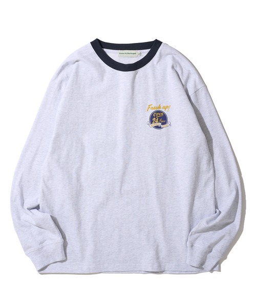 きゃさりん　2点おまとめ　ロングTシャツカットソー セール】ラグラン プリント ロングスリーブTシャツ/リンガー