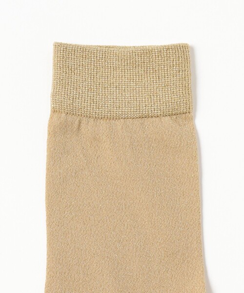 B:MING by BEAMS（ビーミングバイビームス）の「ラメ シースルー ソックス（約23～25cm）（ソックス/靴下・レディース・ゴールド/シルバー/ブラック・ONE SIZE）」の6枚目の写真