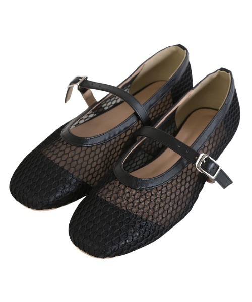 select MOCA（セレクトモカ）の「メッシュフラットパンプス（パンプス・レディース・ブラック・SMALL/MEDIUM/LARGE）」の10枚目の写真