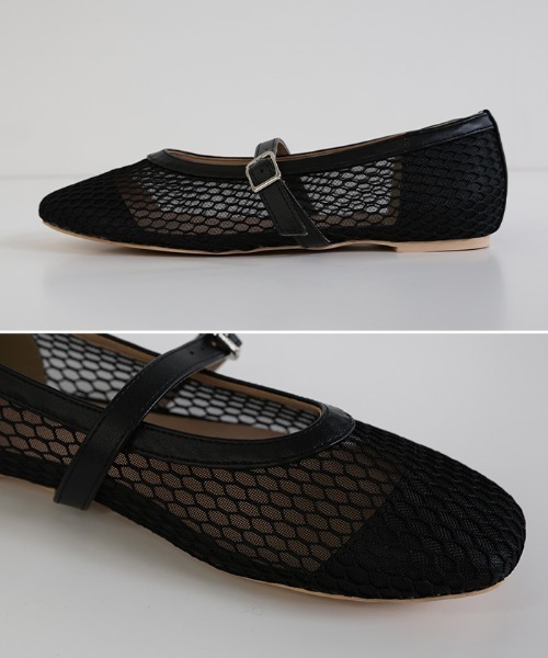 select MOCA（セレクトモカ）の「メッシュフラットパンプス（パンプス・レディース・ブラック・SMALL/MEDIUM/LARGE）」の11枚目の写真