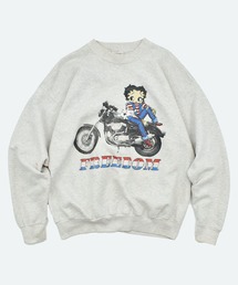 【ヴィンテージ古着】90’s Betty Boop ラメプリント スウェット