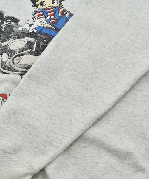 HANES（ヘインズ）の「【ヴィンテージ古着】90’s Betty Boop ラメプリント スウェット（スウェット・メンズ・グレー・LARGE）」の12枚目の写真