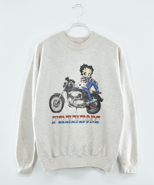 HANES（ヘインズ）の「【ヴィンテージ古着】90’s Betty Boop ラメプリント スウェット（スウェット・メンズ・グレー・LARGE）」の15枚目の写真