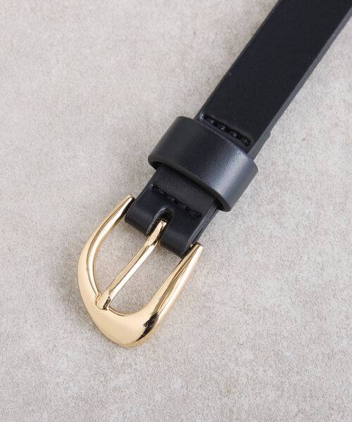 レザーカーブバックルベルト（ベルト）｜PAPILLONNER（パピヨネ）