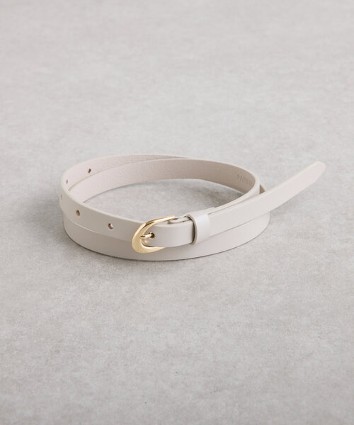 レザーカーブバックルベルト（ベルト）｜PAPILLONNER（パピヨネ）