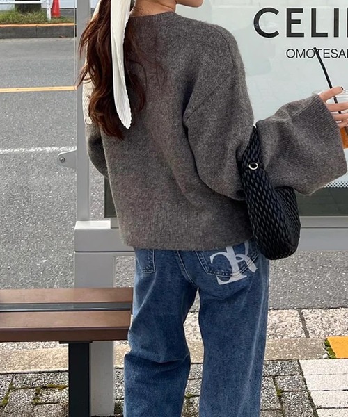 RANCLIC（ランクリック）の「RCロゴプリントデニムパンツ（デニム