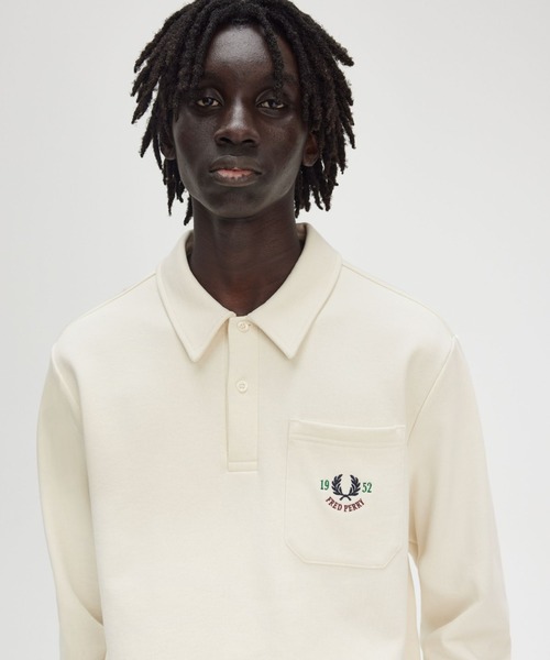 【関税込み】Fred Perry ブルー ロゴ刺繍 シャツ Fred Perry Embroidered Shirt Men | Plutosport