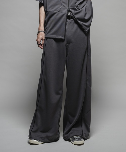 CASPER JOHN(キャスパージョン)の「Piping stitch track pants/パイピングステッチトラックパンツ(その他パンツ・メンズ・ブラック/グレー・X-SMALL/SMALL/MEDIUM/LARGE)」の9枚目の写真