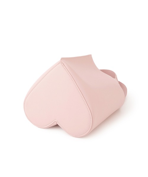 ADAM ET ROPE'(アダムエロペ)の「【サステナブル】ポーチセットハートバケットバッグ(ハンドバッグ・レディース・ブラック/ピンク/オフホワイト・FREE)」の18枚目の写真