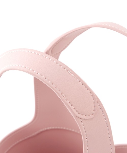 ADAM ET ROPE'(アダムエロペ)の「【サステナブル】ポーチセットハートバケットバッグ(ハンドバッグ・レディース・ブラック/ピンク/オフホワイト・FREE)」の19枚目の写真