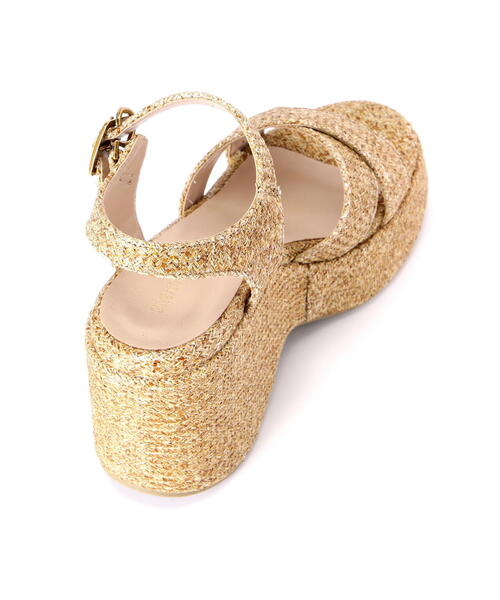 NATURAL BEAUTY BASIC（ナチュラルビューティーベーシック）の「◇ホーボーウエッジサンダル（サンダル・レディース・ブラック/ブラウン/ベージュ・SMALL/MEDIUM/LARGE）」の7枚目の写真