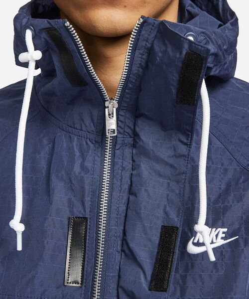 NIKE（ナイキ）の「ナイキ クラブ メンズ ボウライン ジャケット / Nike Club Men's Bowline Jacket FN3109-410 Midnight Navy（マウンテンパーカー・メンズ・ネイビー・2XL/L/M/S/XL）」の18枚目の写真