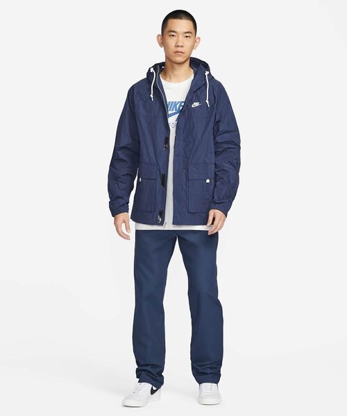 NIKE（ナイキ）の「ナイキ クラブ メンズ ボウライン ジャケット / Nike Club Men's Bowline Jacket FN3109-410 Midnight Navy（マウンテンパーカー・メンズ・ネイビー・2XL/L/M/S/XL）」の15枚目の写真