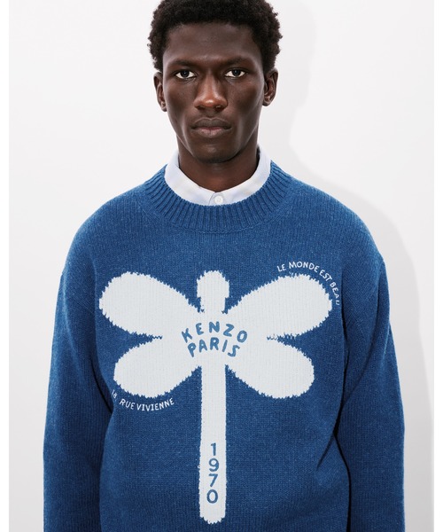 'KENZO Dragonfly' エンブロイダリー ウール ジャンパー メンズ KENZO Dragonfly' エンブロイダリー ウール ジャンパー（その他