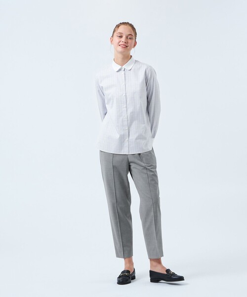 MACKINTOSH PHILOSOPHY(マッキントッシュ フィロソフィー)の「【Alby Easy Pants(アルビー イージーパンツ)】(その他パンツ・レディース・ダークネイビー/ベージュ/グレー系その他・38/36)」の6枚目の写真