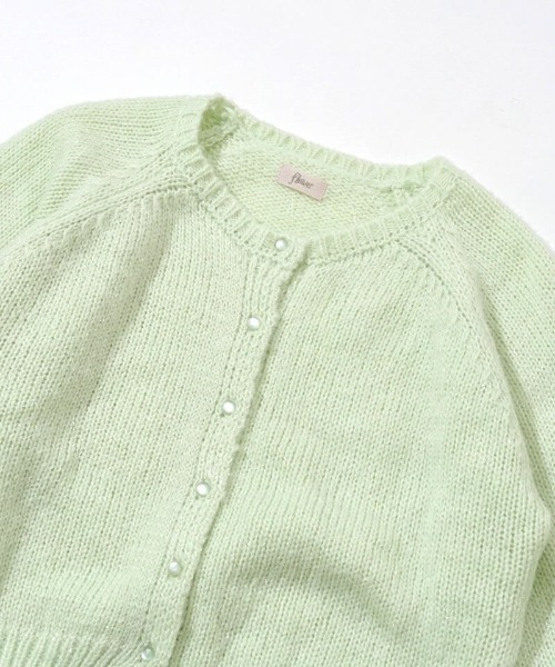 flower（フラワー）の「ブロッサムオーロラニット2（ニット/セーター・レディース・ホワイト/グリーン・FREE）」の4枚目の写真