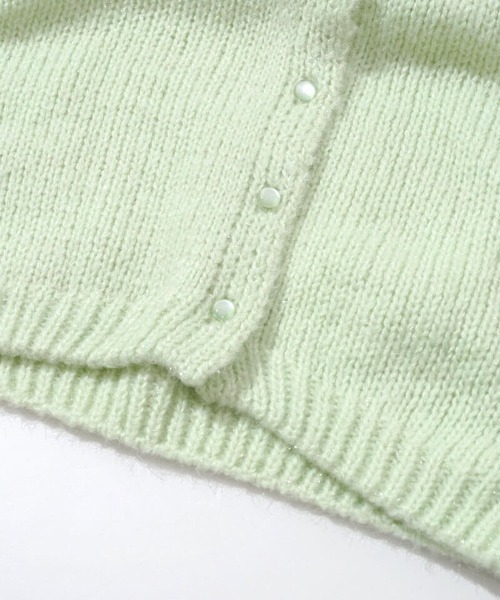 flower（フラワー）の「ブロッサムオーロラニット2（ニット/セーター・レディース・ホワイト/グリーン・FREE）」の6枚目の写真