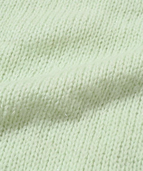 flower（フラワー）の「ブロッサムオーロラニット2（ニット/セーター・レディース・ホワイト/グリーン・FREE）」の9枚目の写真