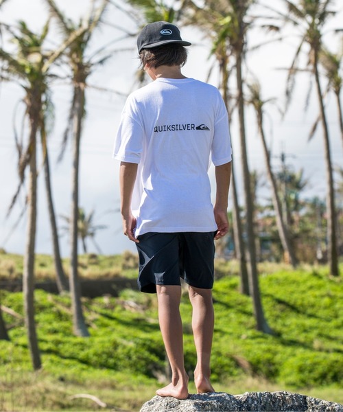 Quiksilver（クイックシルバー）の「DNA BIG CLICKER ST Y /クイックシルバーキッズロゴ半袖Tシャツ（Tシャツ/カットソー・キッズ・ホワイト/ブラック/ミント/グリーン・130/140/150/160）」の9枚目の写真