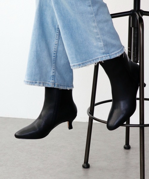 REMME(レメ)の「アンクルブーツ 5cmピンヒール【REMME/レメ】(ブーツ・レディース・ブラック/ブラウン・22.5cm/23.0cm/23.5cm/24.0cm/24.5cm)」の2枚目の写真