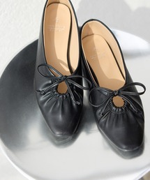 ROPE' PICNIC | リボンギャザーミドルヒールパンプス(パンプス)