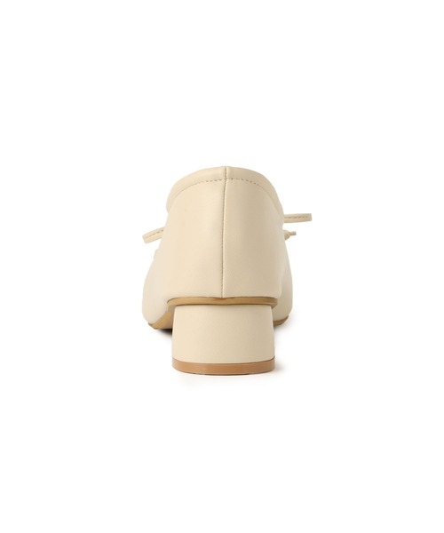 ROPE' PICNIC(ロペピクニック)の「リボンギャザーミドルヒールパンプス(パンプス・レディース・ブラック/キナリ・S/M/L)」の18枚目の写真