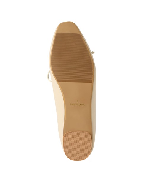 ROPE' PICNIC(ロペピクニック)の「リボンギャザーミドルヒールパンプス(パンプス・レディース・ブラック/キナリ・S/M/L)」の14枚目の写真