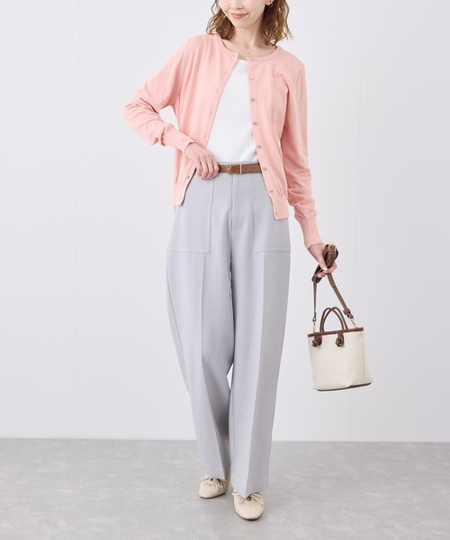 ROPE' PICNIC(ロペピクニック)の「リボンギャザーミドルヒールパンプス(パンプス・レディース・ブラック/キナリ・S/M/L)」の9枚目の写真