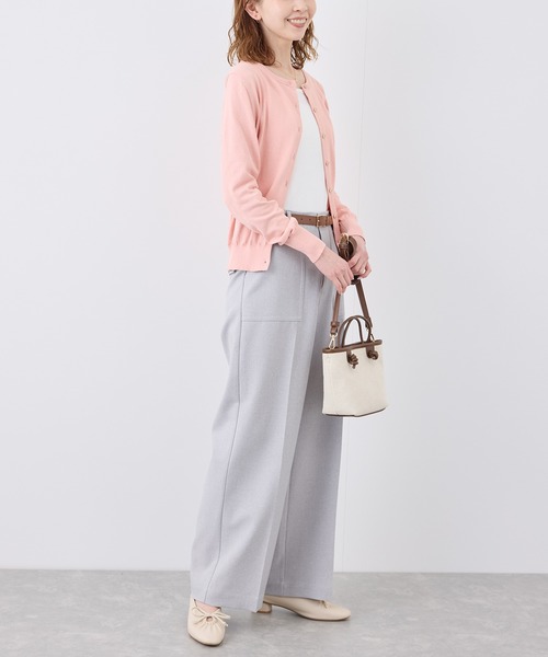 ROPE' PICNIC(ロペピクニック)の「リボンギャザーミドルヒールパンプス(パンプス・レディース・ブラック/キナリ・S/M/L)」の10枚目の写真