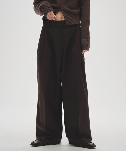 TODAYFUL/トゥデイフル】Lightweight Tuck Trousers/タック