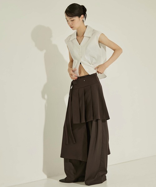 パンツ Todayful Lightweight Tuck Trousers TODAYFUL パンツ Lightweight Tuck Trousers レディース