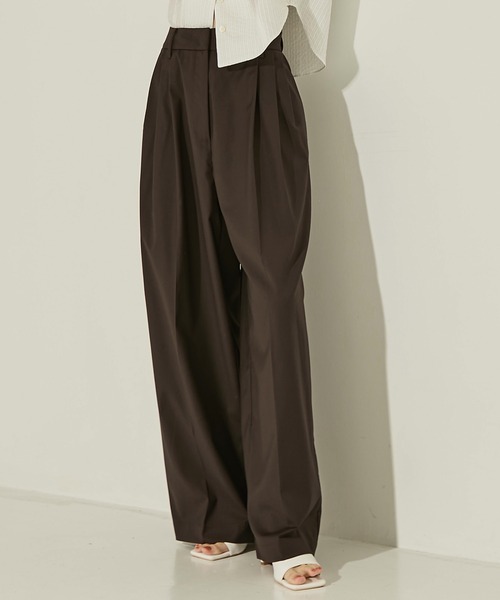 TODAYFUL/トゥデイフル】Lightweight Tuck Trousers/タック