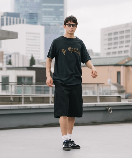 REMI RELIEF(レミレリーフ)の「REMI RELIEF/レミレリーフ リサイクル天竺スペシャル加工T(Pi Epsilon) Tシャツ(Tシャツ/カットソー・メンズ・ヘザーグレー/ブラック/オートミール・M/L/XL)」の21枚目の写真